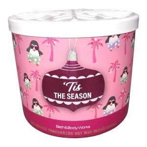 Bath and Body Works Tis the Season Three Wick Candle